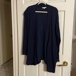 Navy cardigan